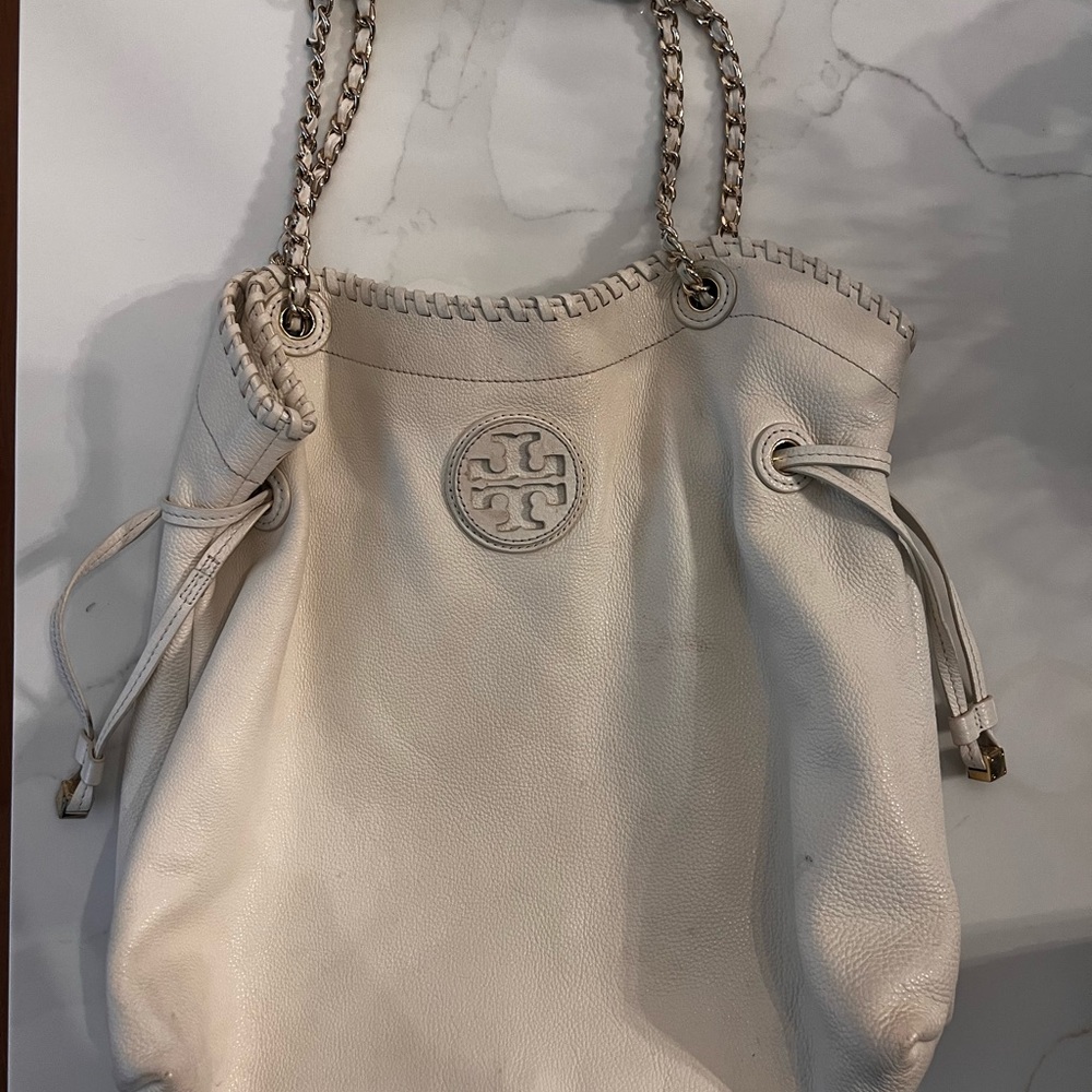 Tory Burch offwhite hobo bag